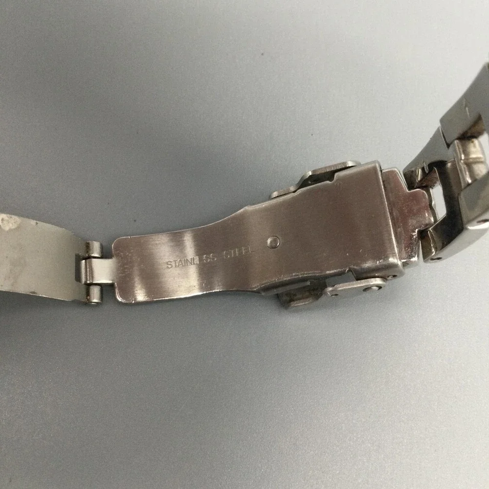 Fossil Womens Watch 29mm MOP Crystal Bezel 100M Stainless New Battery 6.75